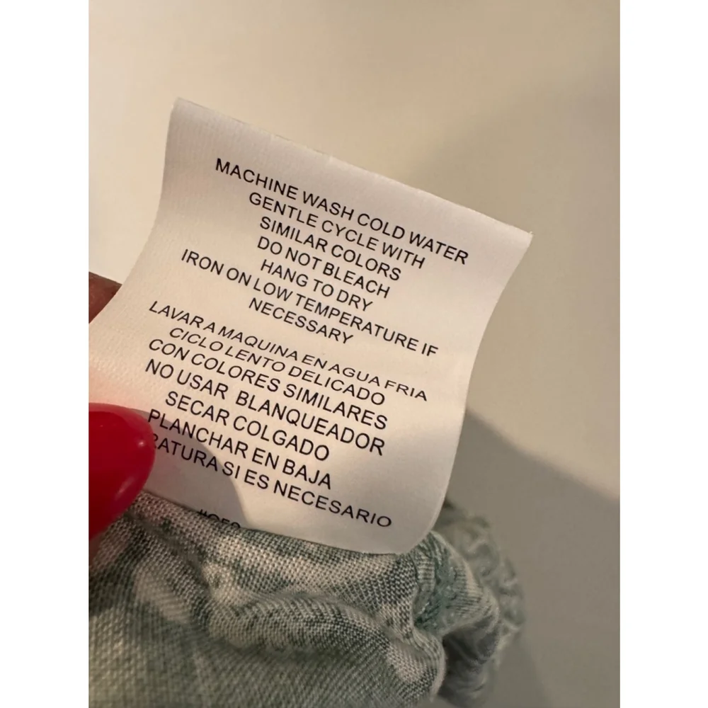 AUW Jumpsuit Green White soft and stretchy Size 1X - Picture 12 of 12